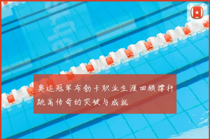 奥运冠军布勃卡职业生涯回顾撑杆跳高传奇的突破与成就