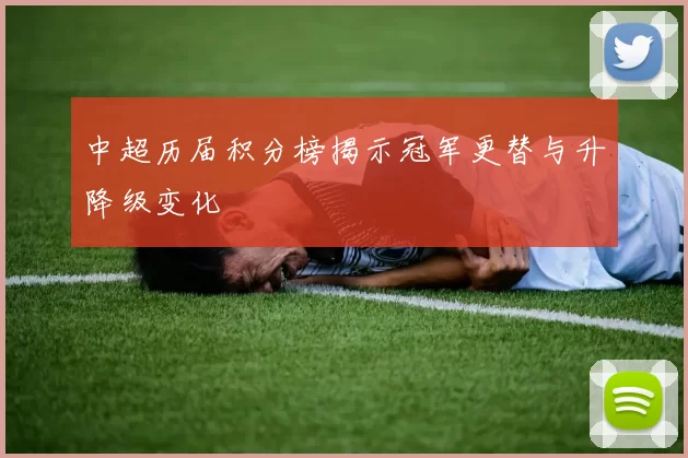 中超历届积分榜揭示冠军更替与升降级变化